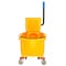 Alpine Industries PVC Mop Bucket And Side Press Wringer, 36 Qt, Yellow ALP462-MK - alternate 2
